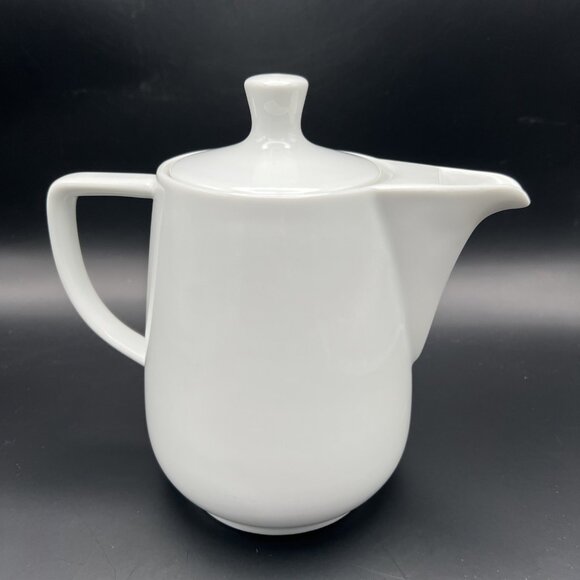 Vintage Mid-Century Melitta Germany Porcelain Teapot Coffee Pot Carafe No Drip - Picture 4 of 13